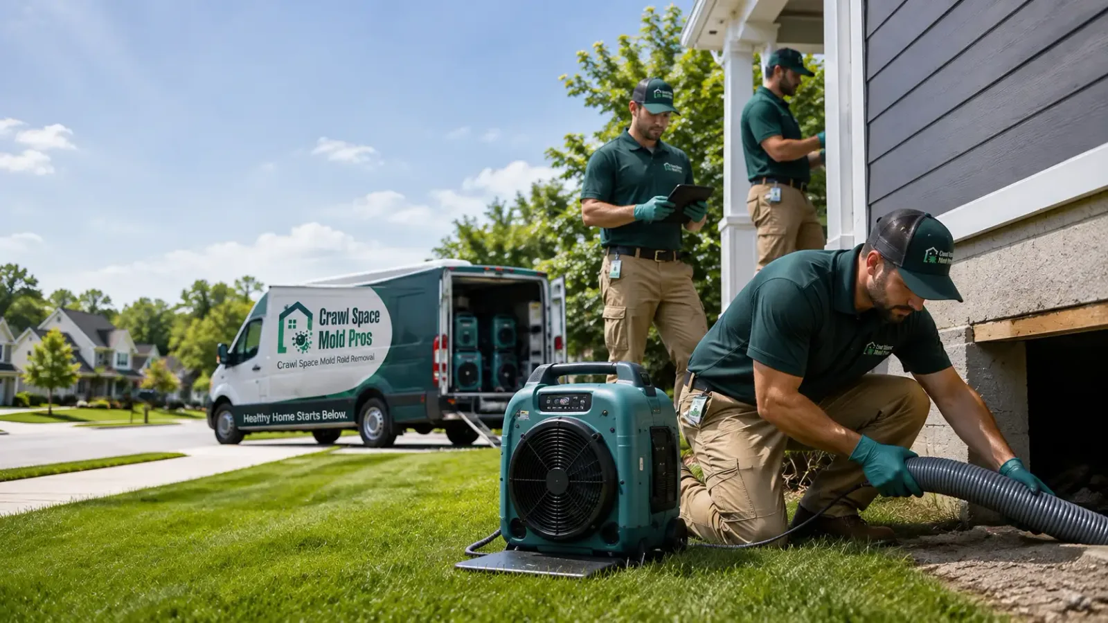Crawl Space Mold Removal in Ogden, IA